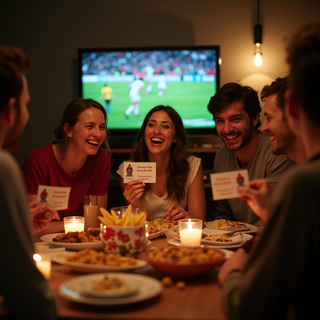 Football Summer Bingo + Watch-Party Game (21+) — printable preview of what's inside