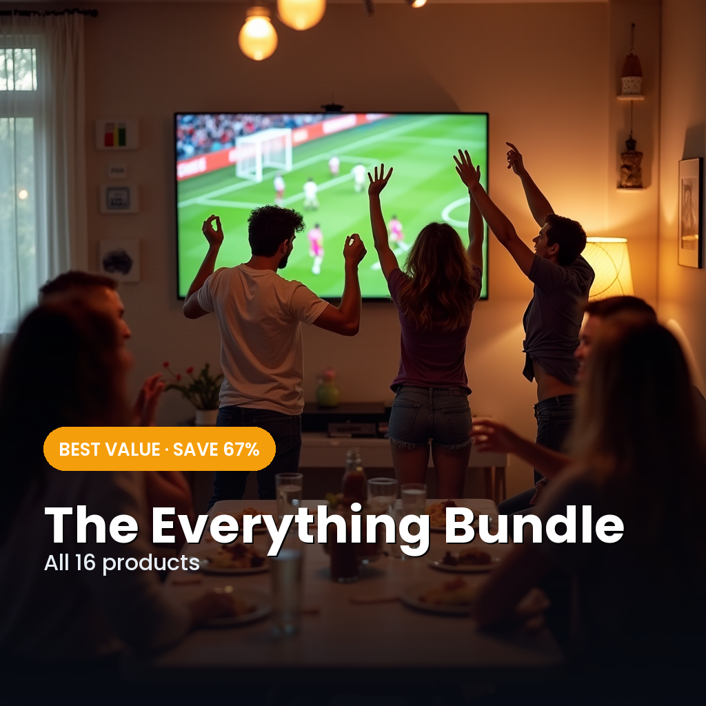 The Everything Bundle — All 16 Football Summer Products — Football Summer 2026 cover