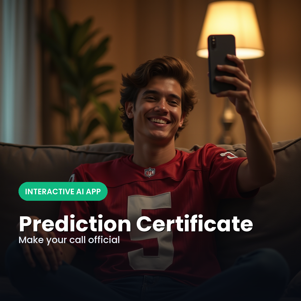 AI Prediction Certificate — Make Your Call Official — Football Summer 2026 interactive AI app