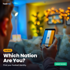 Which Football Nation Are You? — personality quiz matching you to one of 32 Football Summer 2026 nations