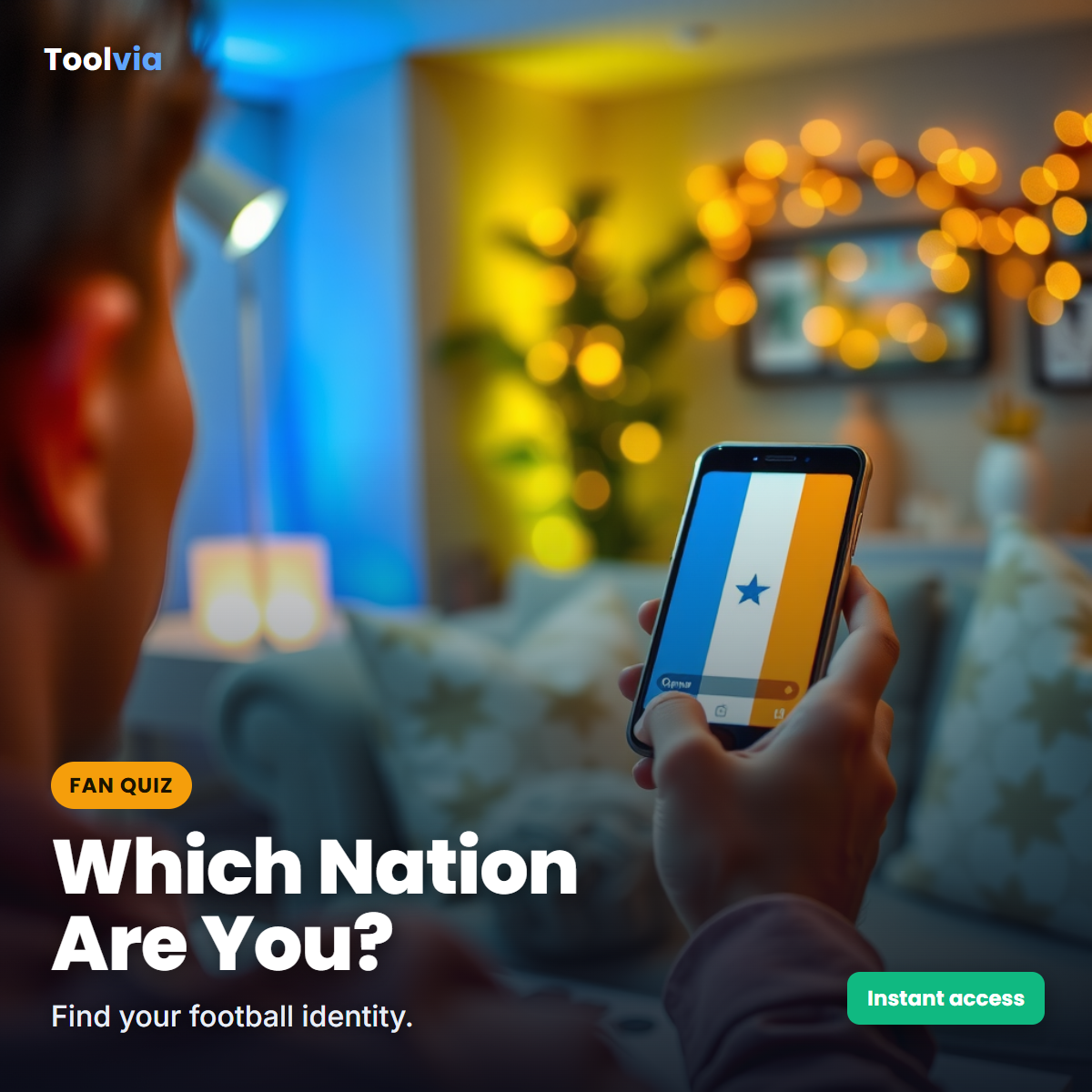 Which Football Nation Are You? — personality quiz matching you to one of 32 Football Summer 2026 nations