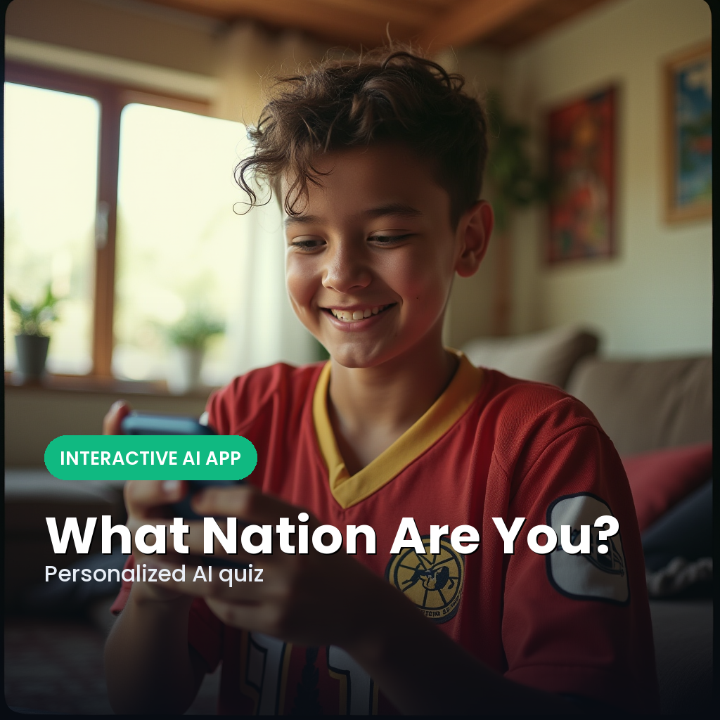What Football Nation Are You? — AI Quiz — Football Summer 2026 interactive AI app