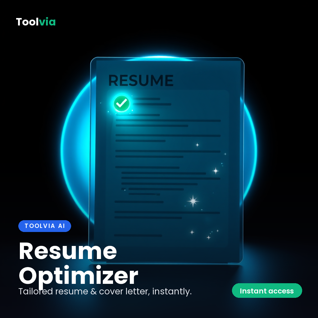 Resume Optimizer — AI-powered resume and cover letter builder