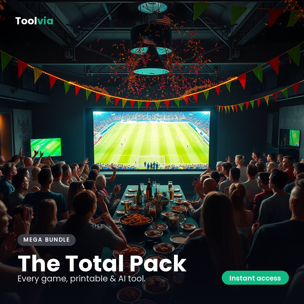 The Total Football Summer Pack — games & printables collection — Football Summer 2026