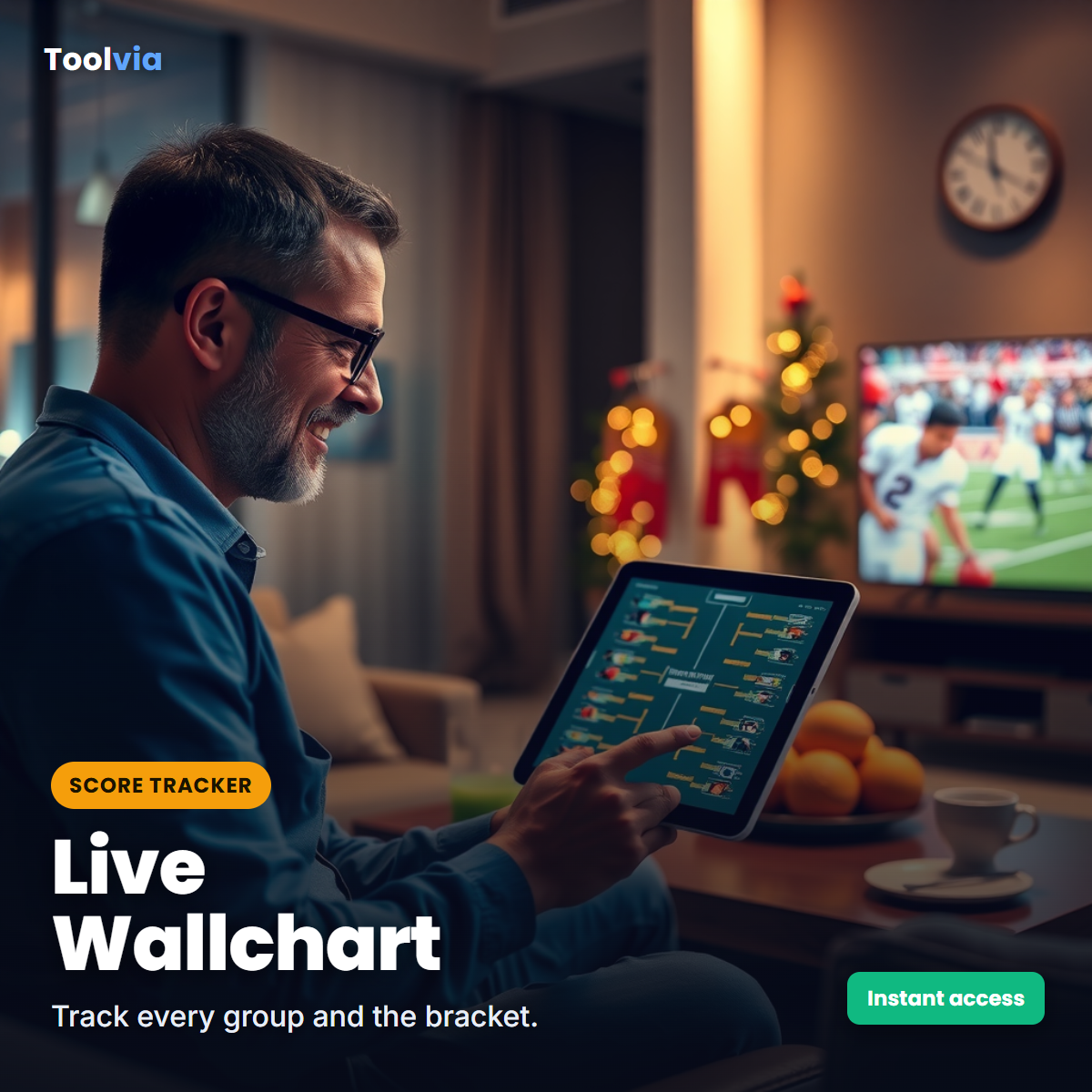 Live Wallchart and Score Tracker — interactive Football Summer 2026 tournament bracket and scoreboard